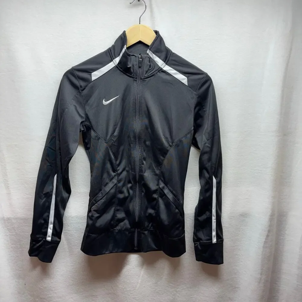Nike Black Full Zip‎ Athletic Jacket - Women's XS